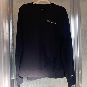 Champion Black Pullover/Crewneck